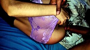 I Fuck My Horny Stepdad During Movie Night with His Massive Erection