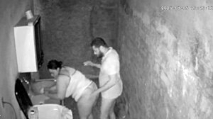 hidden cam catches busty stepmom riding stepson's fat cock wildly