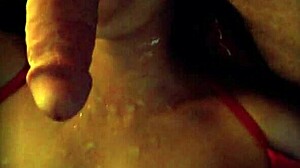Slut Wife's Homemade Facial Cumshot From Friend In Stockings Lingerie Sex Tape