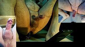 Cumpilation Of My Ass Stuffed With Dildo Orgasms!