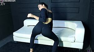 damn sexy charlot's kinky spandex moves got me hot af
