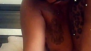 bbw ebony slut rides fat ass on big cock in raw pov action