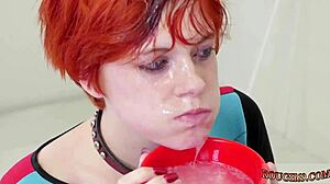 Teen endures extreme fisting in painful anal cum session