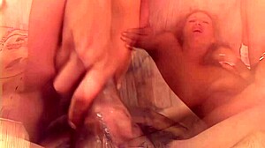 blonde milf with big tits takes monster cock doggystyle and deepthroat