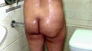 Riya's Boss Records Sexy Secretary Bath After Intense Office Sex!