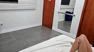 Jenifer Carioca's First Porn Backstage Rough Pussy Orgasm Screaming