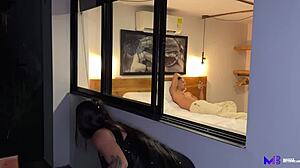oh fuck, stepmom silvana lee surprises stepson max betancur with tantaly fuck doll riding