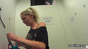 that perfect czech sweetie gets teased hard in the supermarket then clothes ripped for pov assfucking