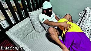 muslim widow wife screams as secret lover pounds her hard from behind!
