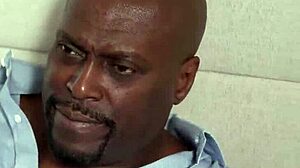 Stepdaughter soaps up before black stepdad's deepthroat shower pounding 