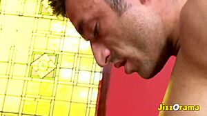 yo amber labomba's huge tits get drenched in hot facial cum blast
