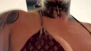Gym workout turns wet pussy tease outdoors? 