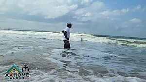 Naughty Sex-Addicted Teen 18+ Fucks Big Black Cock On Beach First Time Ever!