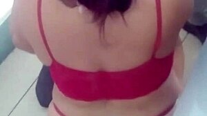 who resists this black bride's motel garage blowjob before suite interracial sex?