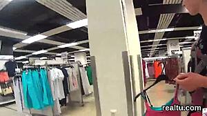 that perfect czech sweetie gets teased hard in the supermarket then clothes ripped for pov assfucking