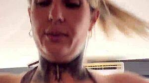 Gym workout turns wet pussy tease outdoors? 