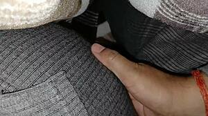 My college roommate pounds my tight pussy hard and deep