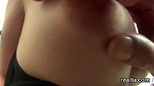 that perfect czech sweetie gets teased hard in the supermarket then clothes ripped for pov assfucking