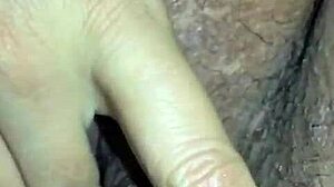 Arab babe teases herself to a solo climax with intense fingering
