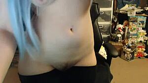big ass brunette teen strips naked dancing in lingerie on cam