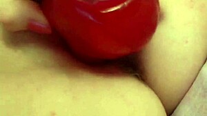 hey teen blonde, why stuff that dildo deep in your pussy?