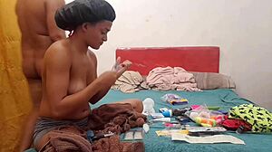 two latinas fuck sugar daddy anal doggystyle bent over orgasms