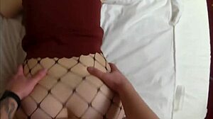 Fishnet Tights Cling to My Ass, Begging for a Hard Fuck