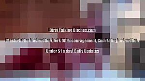 stroke ya dick while i tease my big tits joi