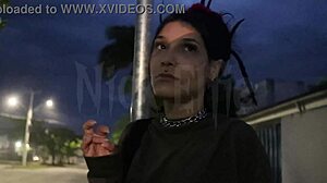 skinny tattooed brazilian latina with small tits narrow ass and small waist convinced on street for homemade pov amateur fuck at my house