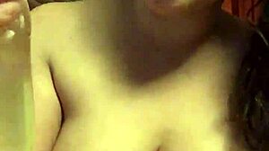Desperate Arab Milf Cumslut Gulps Used Condom Cumshot Sloppily