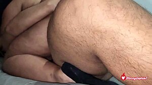 Chubby Latina Roommate Forces Rough POV Pussy Ride After Spying Stretches
