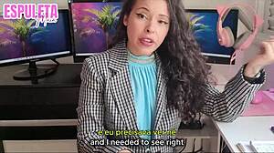 naughty boss guides my handjob pov, dirty talk n all
