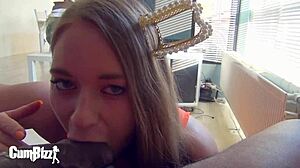 bad ass kingsday slut takes bbc cum like a princess in costume