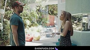 Blonde's Loud Moans Echo as Massive Cock Pounds Her Deep