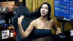 ruan checks renatinha mello's panties off wow chemistry explodes in hot podcast 😍