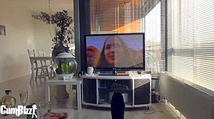 bad ass kingsday slut takes bbc cum like a princess in costume
