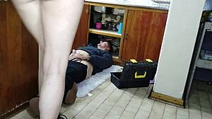 boss ladies tag team young guy for dirty talk doggystyle pussy pounding 😏🍆