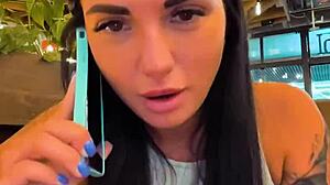 russian webcam slut stretches pussy fingering to wild orgasm