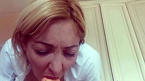 ever wonder about her cheeky farts in lingerie from the toilet throne?
