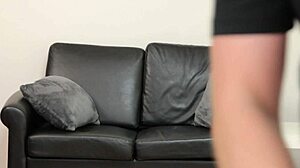 samantha milf casting couch brutal big tits blonde blowjob and rough sofa sex 💦 interview pain