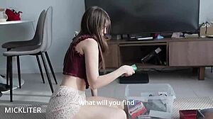 my girlfriend's sneaky friend with that gorgeous ass takes lots of sperm doggystyle and cowgirl