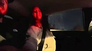 god, my wild wife jerks uber driver then rides his big cock public after pool party creampie fuck!