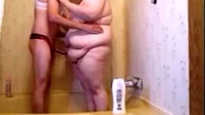 sissy rams wife shower deepthroat then big ass anal creampie pounding hardcore 😜 homemade slut