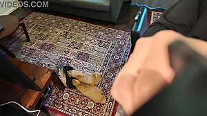 Slut Hijabi Stepmom Fucks Big Cock While Husband Works Pov