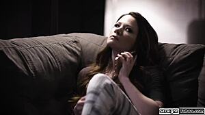 hey girl 😏 milf landlady seduces busty tenant babe into pussy play