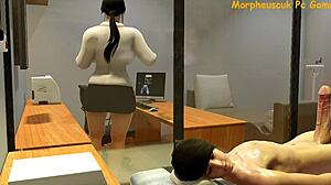 damn 3d urologist doctor bent over doggystyle by teen patient in hospital 🏥🍆💦