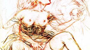 Vintage Erotic Art Captures Hairy Retro Sensuality