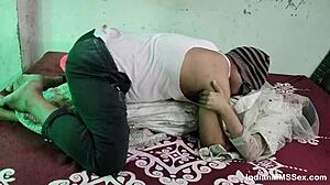 skinny indian wife gets her shaved pussy hammered hard by hubby on wedding night
