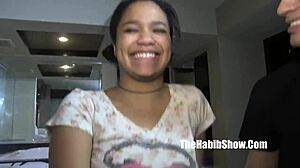 Teen Blasian Gets Wrecked By Hung Mexican Derek's Monster Cock!