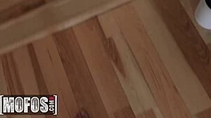 mofos: chloe temple stuck in sink teases stepdad for kitchen sofa pounding